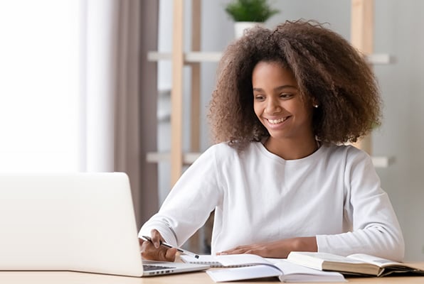 secondary-female-student-using-laptop